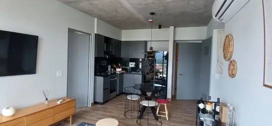 Rooftop infinity pool with panoramic views at PH Centriqo Panama Pacifico Arraiján