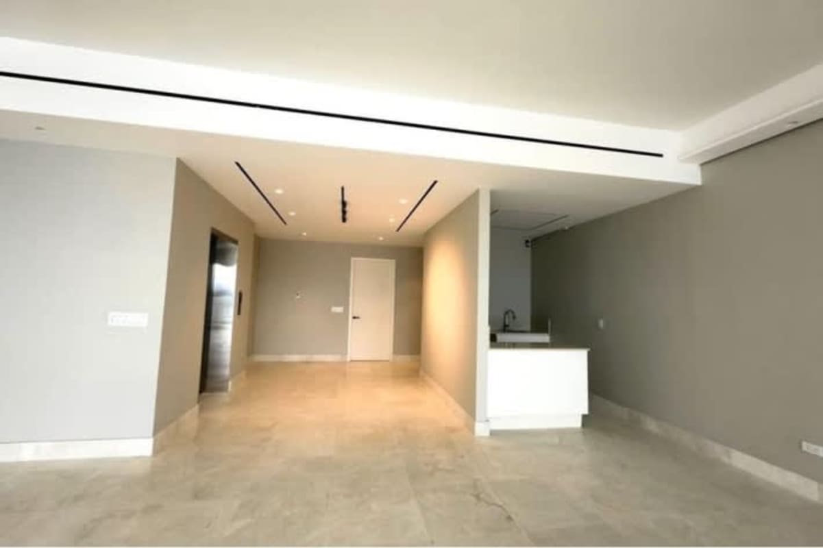 Luxury master bedroom with terrace access and marina views PH Waterfront 21 Ocean Reef Panama