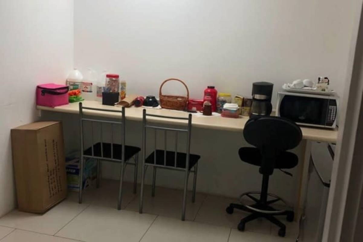 Small pantry kitchenette inside commercial unit PH El Cangrejo Plaza Panama City
