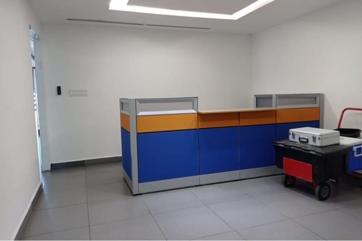 Clean bright private office with glass walls Oceania Business Plaza Panama