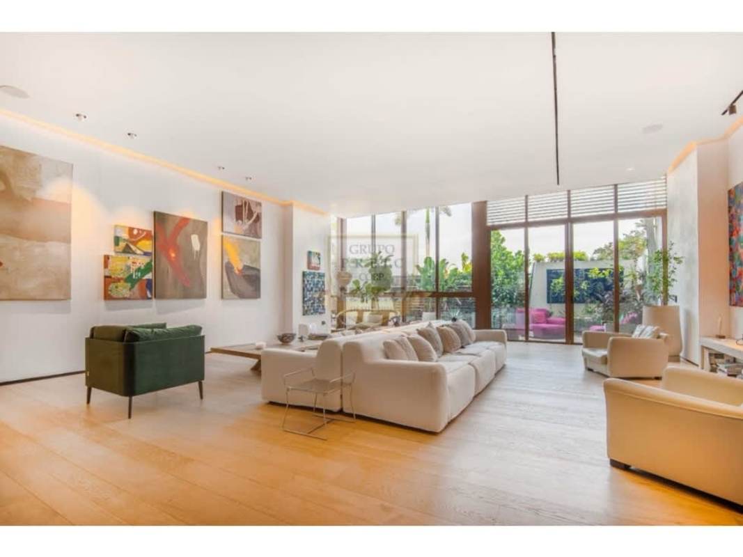 Modern kitchen with granite island, premium appliances at PH Ocean Reef Islands luxury condo Panama City