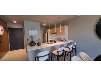 Large bright master bedroom with private balcony Imaterra Panama Pacifico townhome