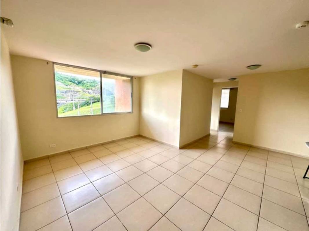 Bedroom featuring ceramic floors, large window in Mallorca Park Village Los Andes Panama