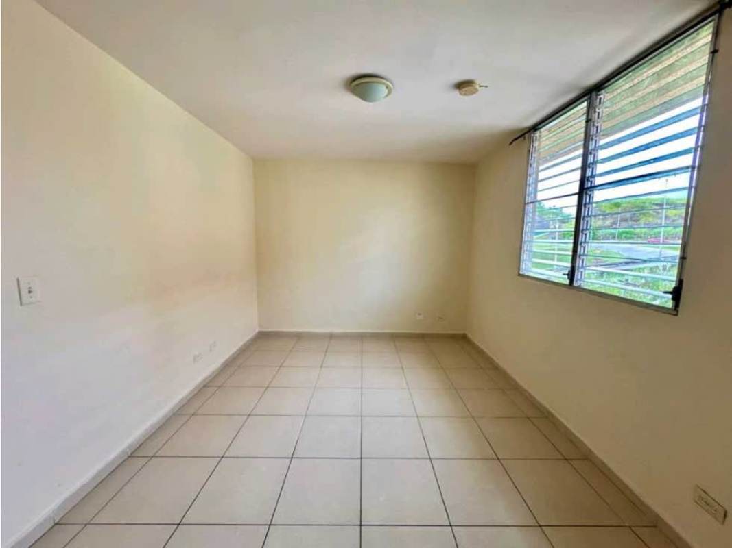 Contemporary bathroom with glass shower and granite counter in Los Andes Panama