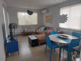 Bedroom with bunk bed, large window, neutral floors in Coronado Panama house for sale