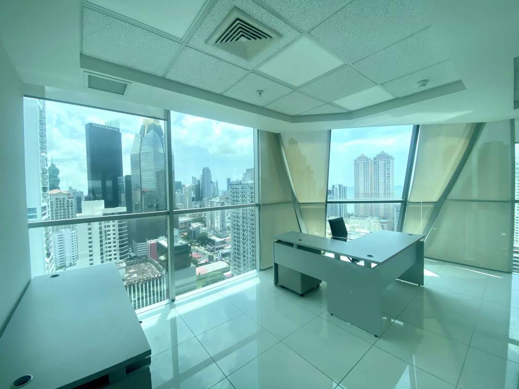 Dedicated server room with network equipment and structured cabling in Bella Vista Corporate Tower