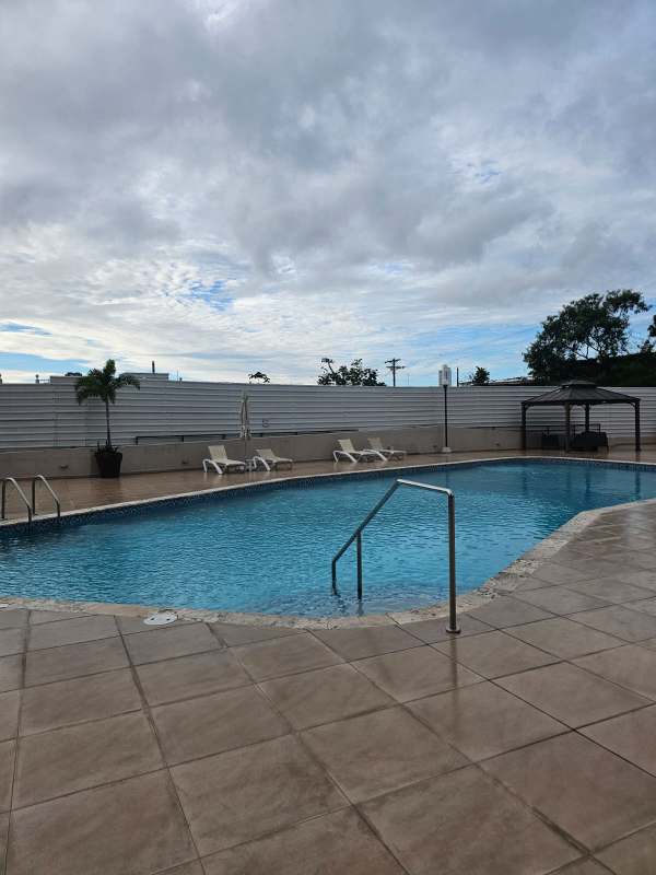 Fitness center with machines and mirrors at PH Portoalegre Villa Lucre Panama