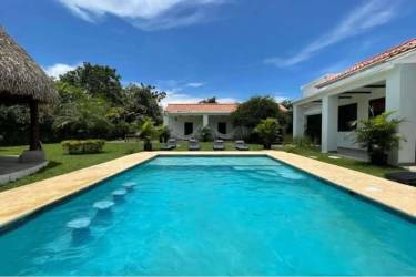Fully equipped kitchen with modern cabinetry Casa Nia beach villa Punta Barco Panama