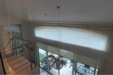 Modern bathroom with glass enclosed shower PH Puntarena beachfront apartment Coclé Panama