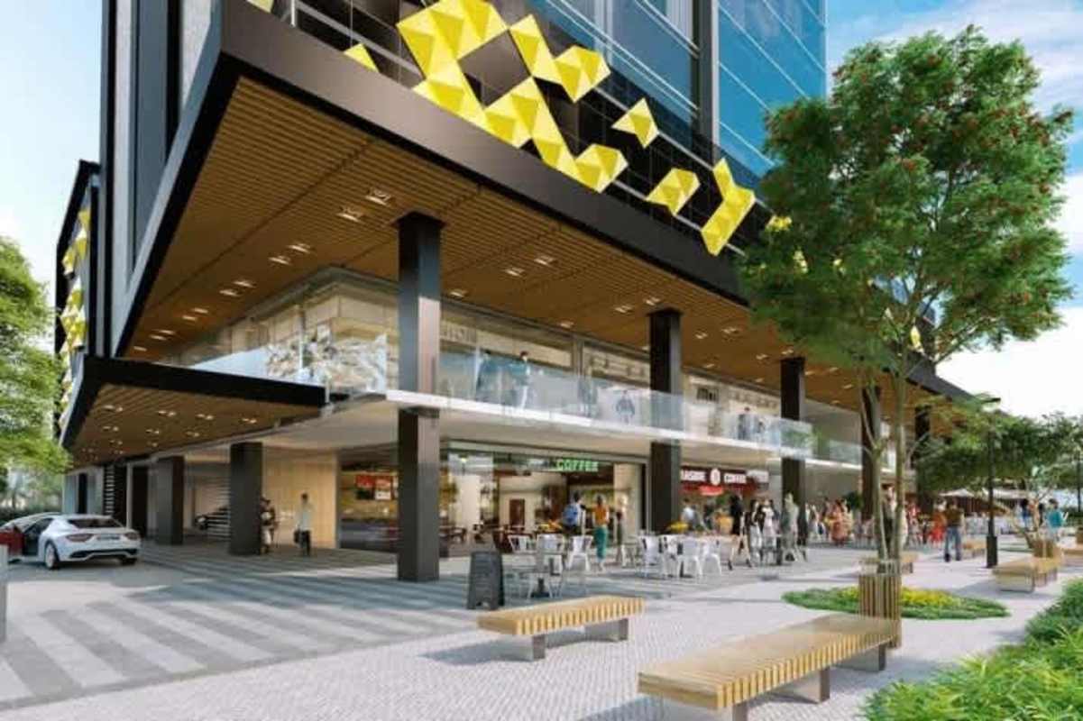 Ground floor commercial with glass facade restaurants shops in PH Arcadia