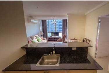 Modern kitchen with granite and full appliances PH Coronado Bay Panama