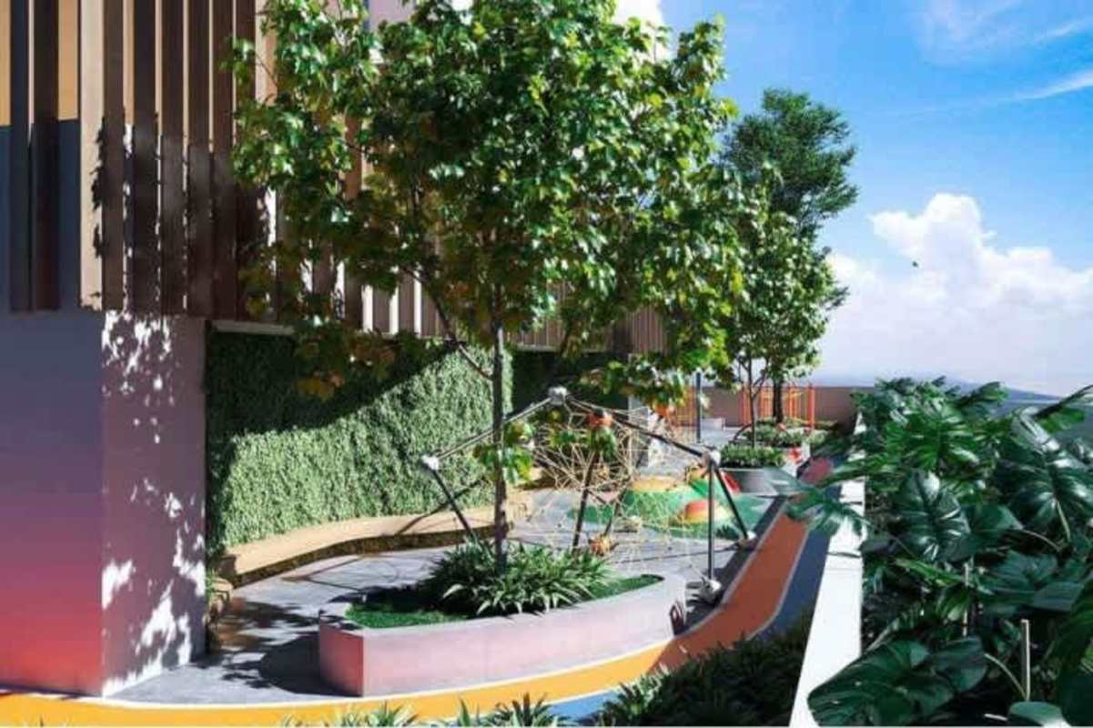 Luxurious lobby state-of-the-art reception with vertical garden and designer lighting at The Ivy Panama City