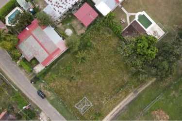Residential lot with fencing and open flat terrain in Nueva Gorgona Panama