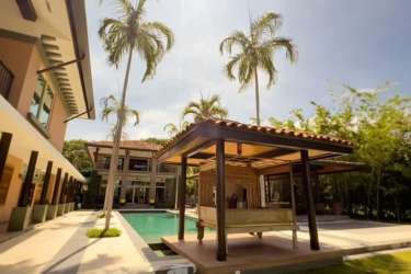 Private pool surrounded by tropical landscaping Buenaventura Panama