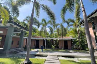 Luxury gourmet kitchen with granite countertops Buenaventura villa Panama