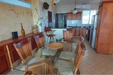 Second bedroom with ensuite bathroom and marina views at Penthouse Vista Mar Panama