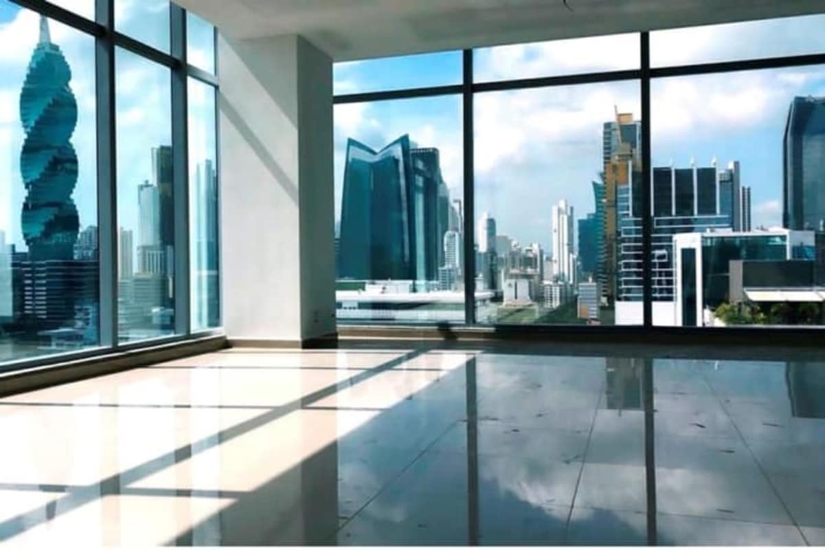 PH Panama Business Tower modern glass facade corporate tower Obarrio Panama