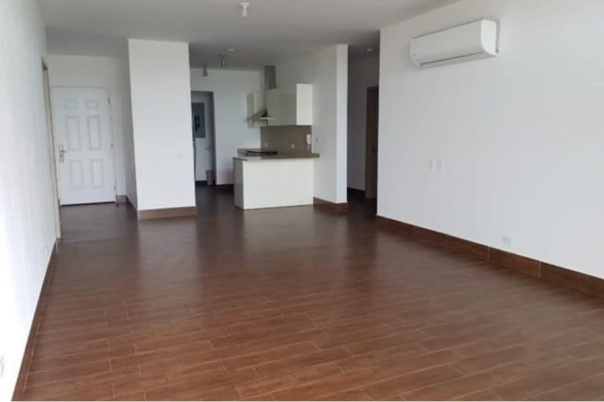 Equipped kitchen with natural light at Costa Mare Panama
