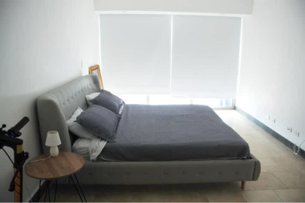 Spacious living room with ocean view balcony PH The Ocean Club Punta Pacifica Panama