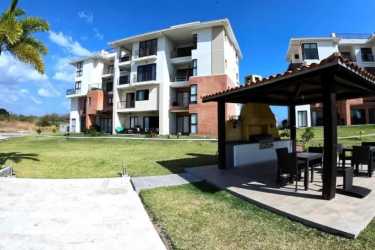 Covered outdoor terrace with panoramic Pacific Ocean golf and mountain views at PH Casa Real San Carlos Panama