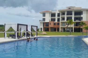 Twin luxury condominium towers at PH Casa Real in Vista Mar Golf Beach Resort San Carlos Panama