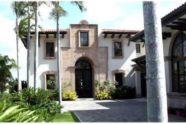 Modern open kitchen granite countertops stainless appliances ocean villa Panama