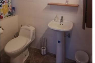 Private balcony ocean view from bedroom in PH Coral Reef beach house Nueva Gorgona Panama