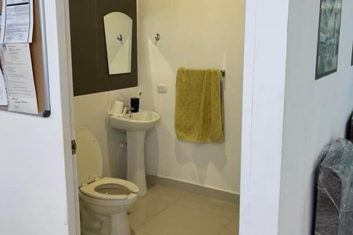 Elegant commercial lobby with concierge desk in RBS Tower Punta Paitilla Panama City