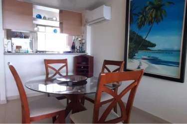 Open plan living dining with large sliding doors and ocean views PH El Peñón Farallón