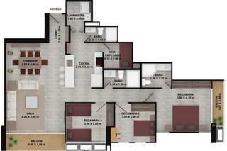 Apartment for Sale in Bella Vista - 3 bedrooms