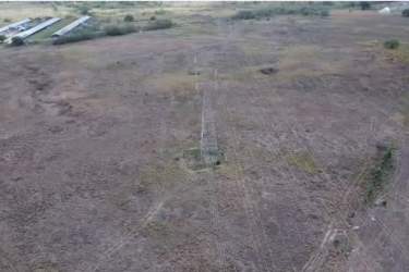 Aerial photo of vacant development land with Pan-American Highway access in Coclé province Panama
