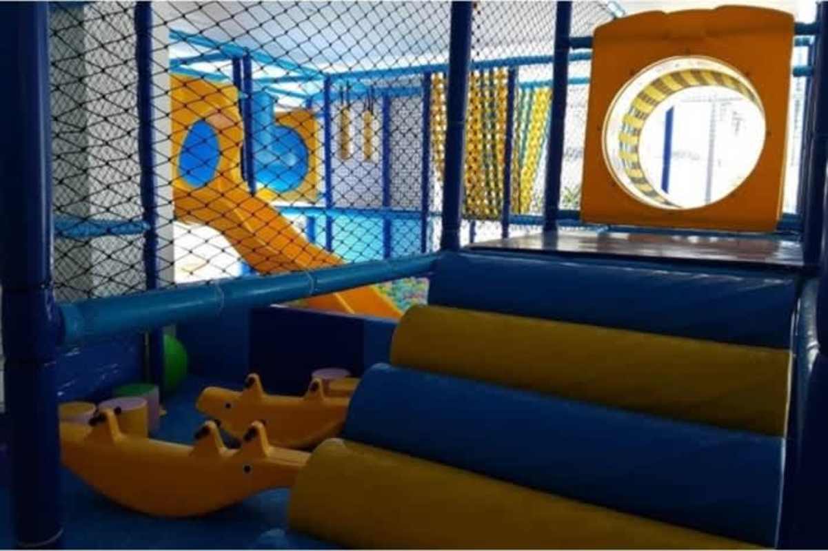 Colorful indoor playroom with climbing, slides in PH The Palace Bella Vista Panama