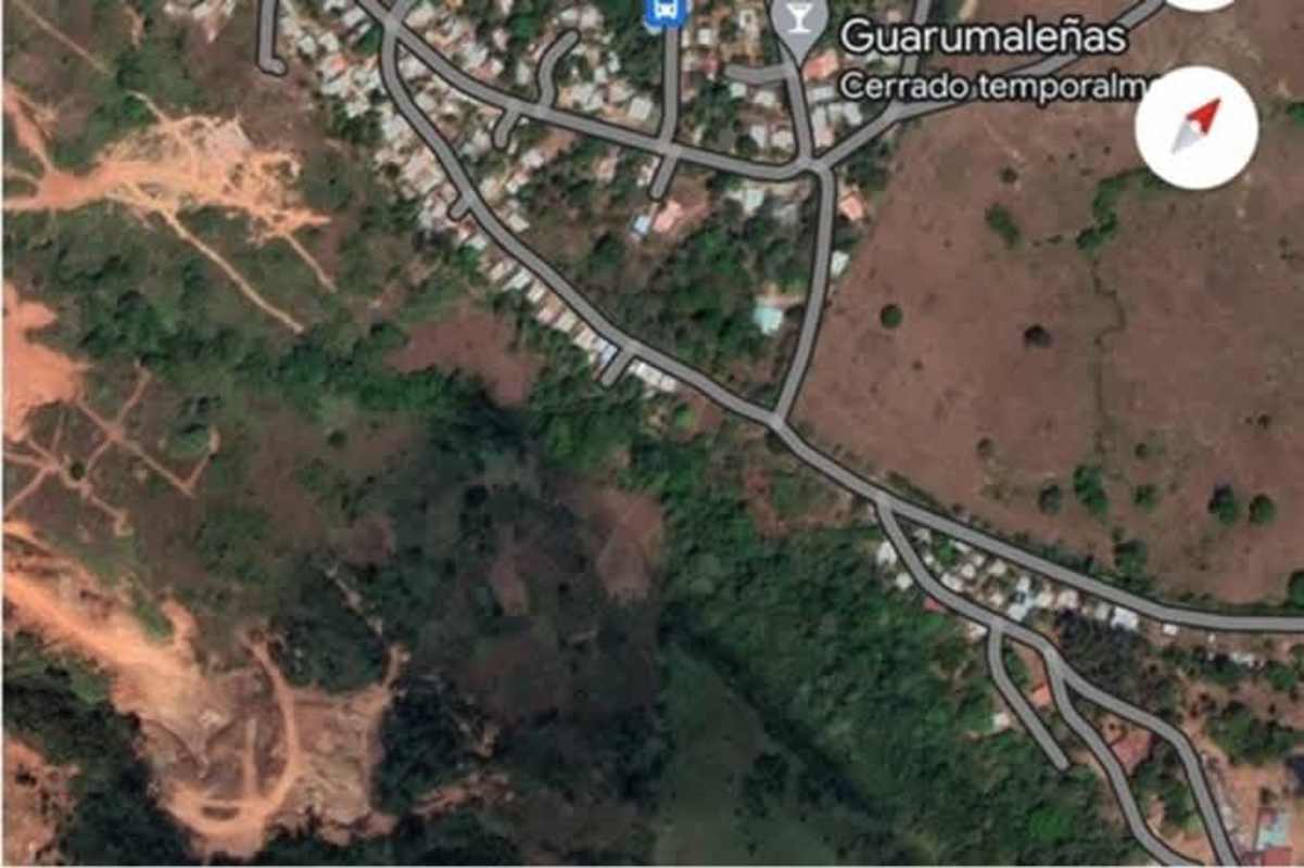 Satellite image with Parque Guarumal and natural forest near Chilibre, Panama