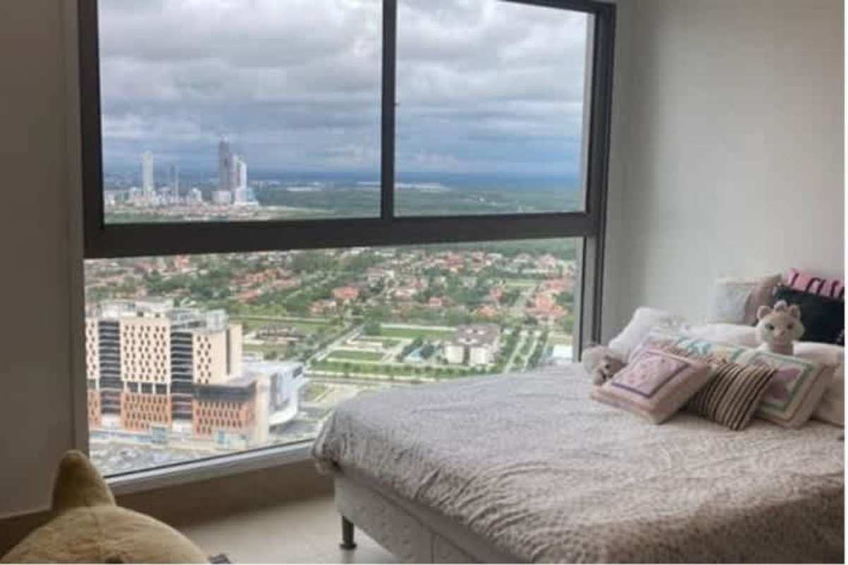 Luxury master bedroom ocean view PH Paramount Costa del Este Panama City