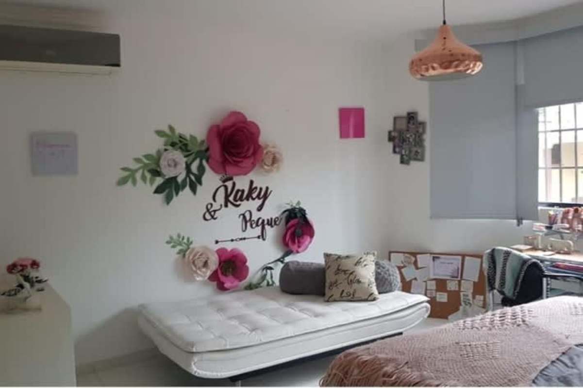 Traditional beige tiled bathroom with jacuzzi corner tub and glass shower in La Alameda Betania Panama