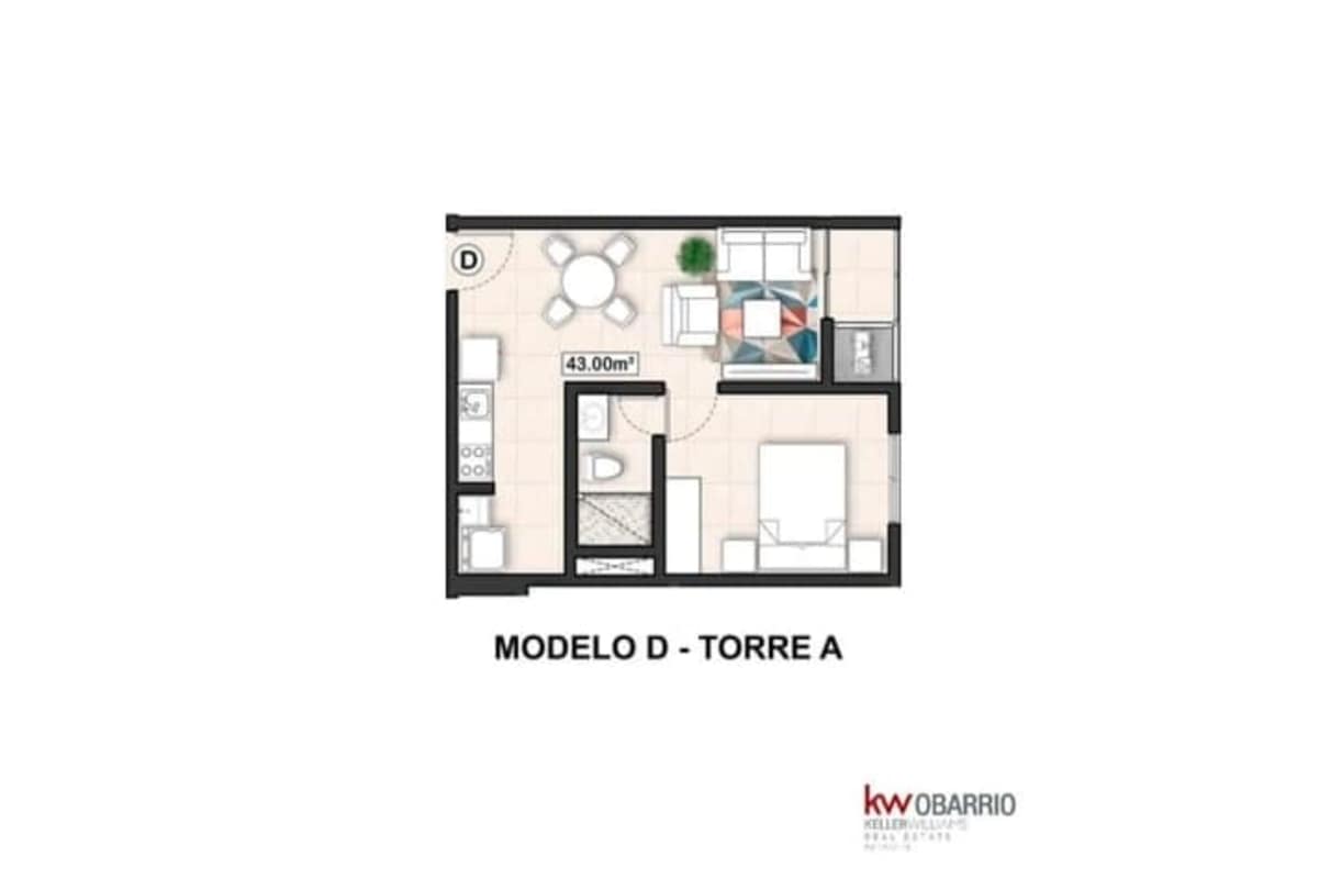 Building layout with lobby elevators multiple apartment units at Alexa Panama
