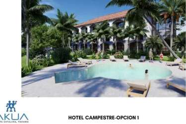 Boutique hotel Mediterranean design in Akua Residences Santa Catalina Panama with balconies and gardens