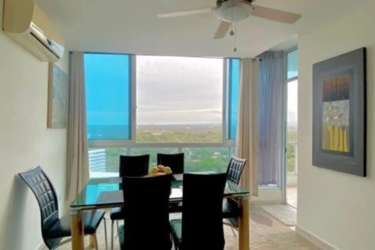 Rooftop infinity pool overlooking Pacific Ocean in PH Coronado Bay Panama