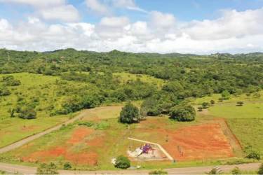 Open spaces and playground areas in Santa Catalina Villas development near Pacific coast Panama