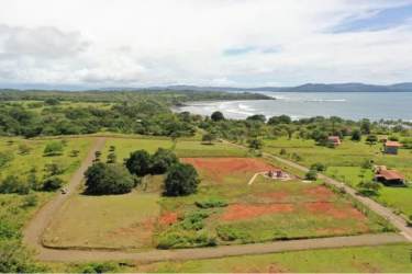 Santa Catalina beach ocean view lots for sale aerial photo in Panama