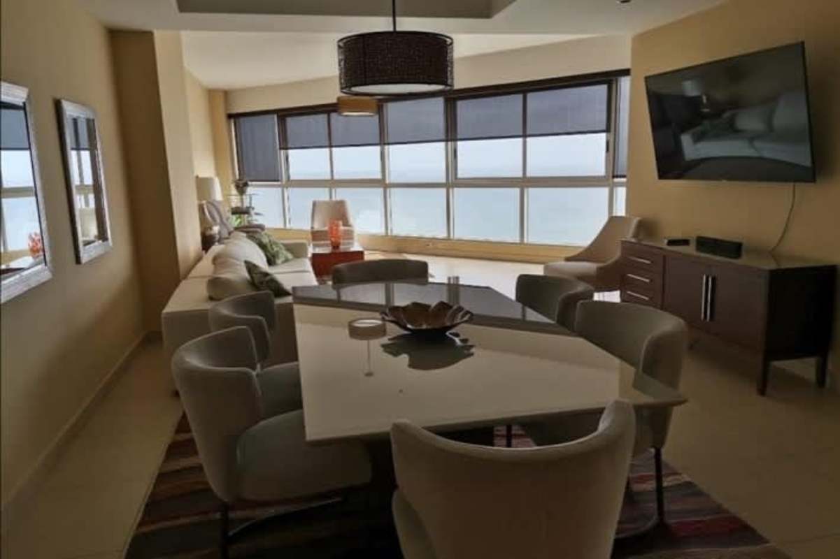 Modern living dining with sweeping sea view PH BICSA Financial Center