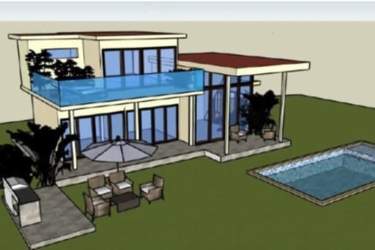 Lot with approved house plans near Playa Toro Pedasi ideal for beach home