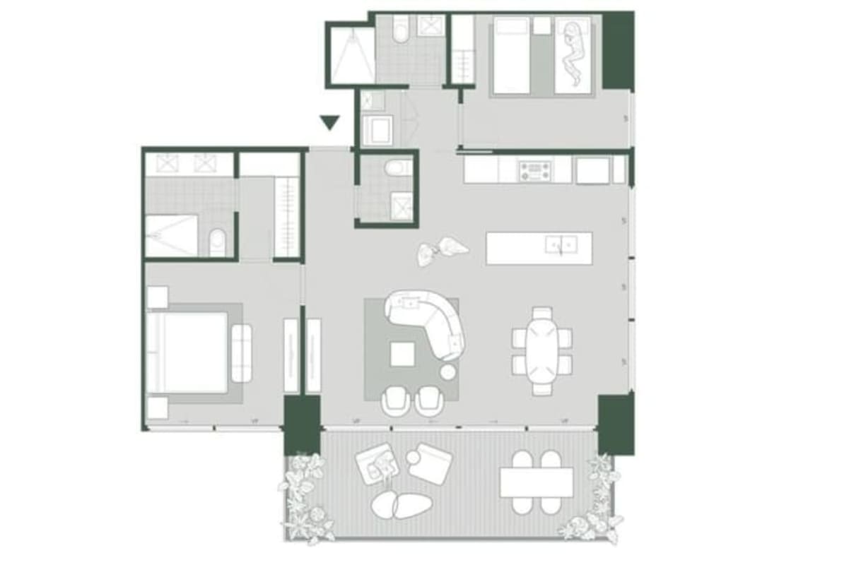 Art studio with curved glass walls and natural light in Park Habitats Costa del Este