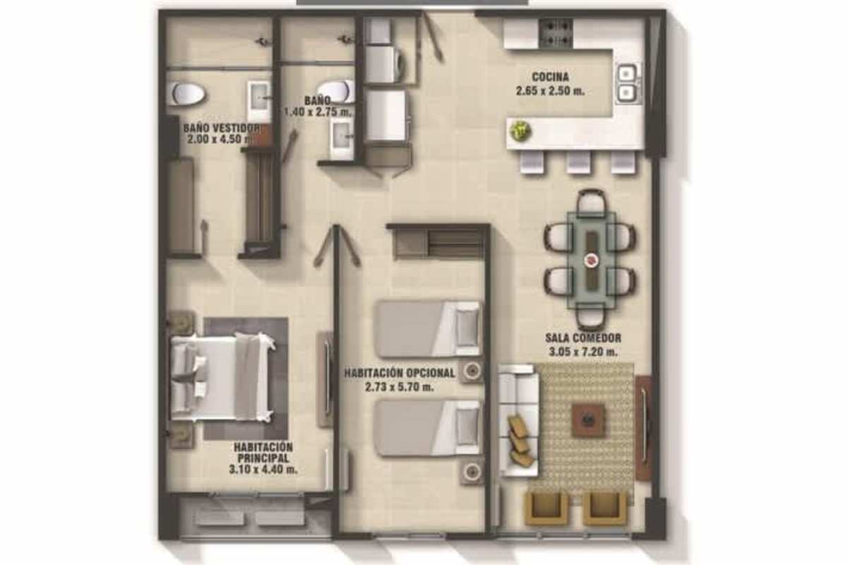 Sleek kitchen with open design, breakfast bar, stainless appliances at PH Midtown Panama City