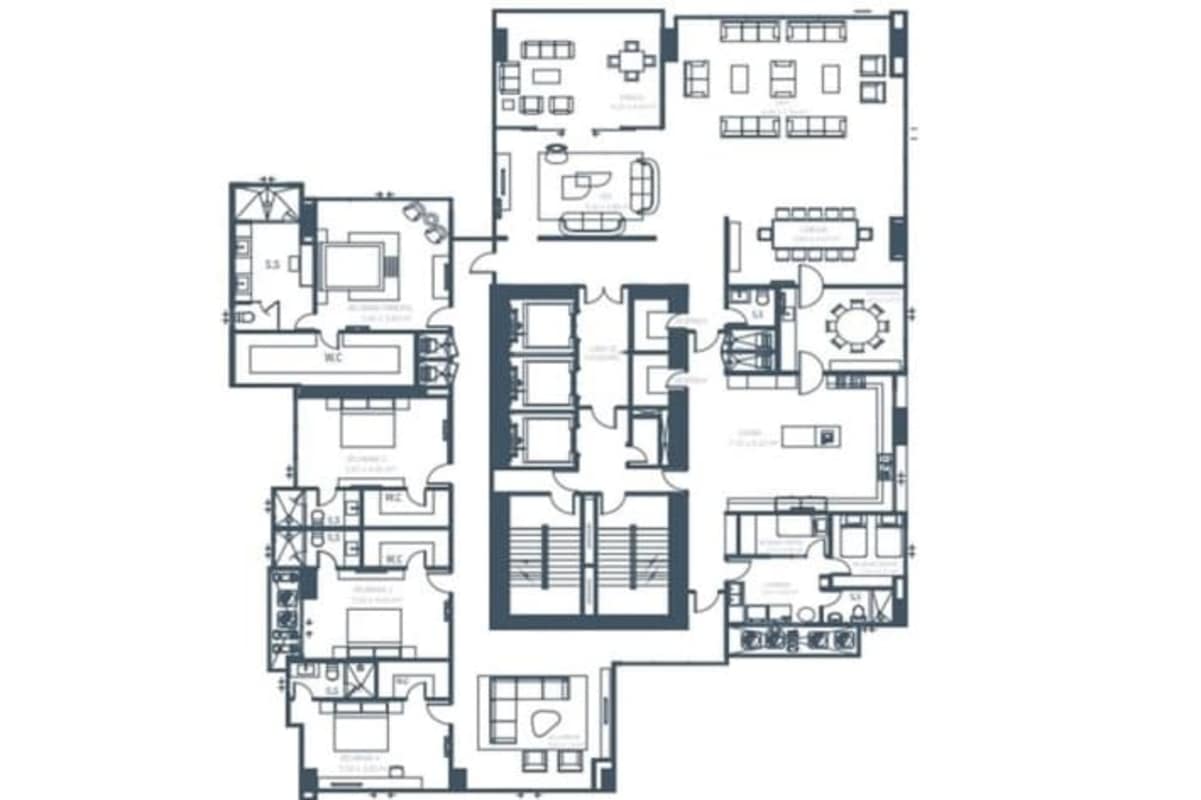 Modern living space with panoramic ocean and skyline vistas Punta Paitilla