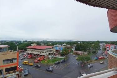 Street view around PH Doña Ana mixed commercial area La Chorrera Panama