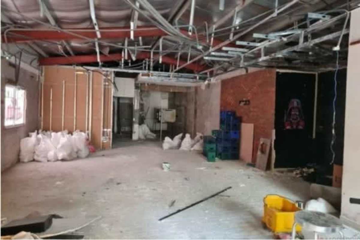 Contemporary bathroom with black fixtures in commercial unit Plaza El Cangrejo Panama