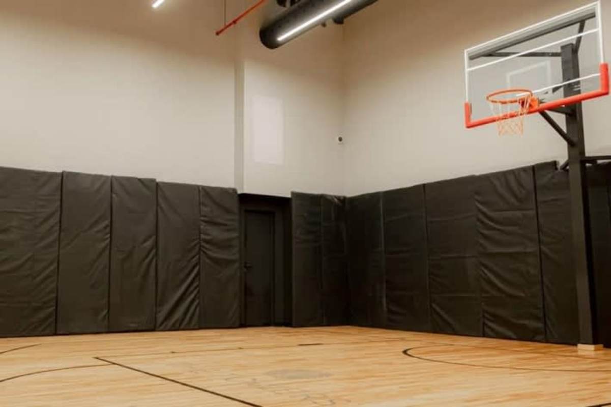 Luxury bathroom with marble finish, double vanities, glass shower in PH The Towers Panama City