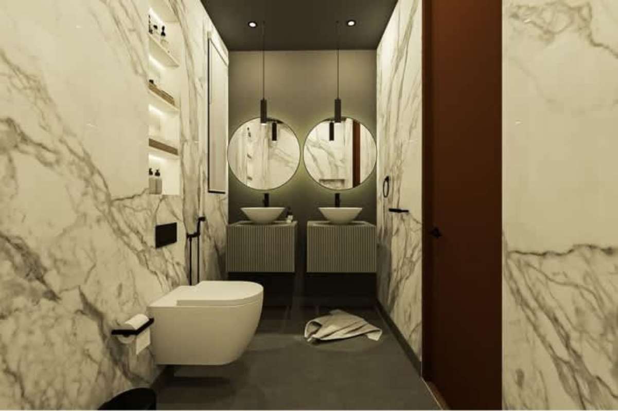 Spacious master bedroom floor to ceiling windows skyline view La Cresta Panama