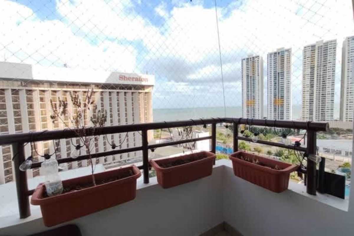 Balcony with scenic ocean skyline views PH San Francisco Bay Panama City